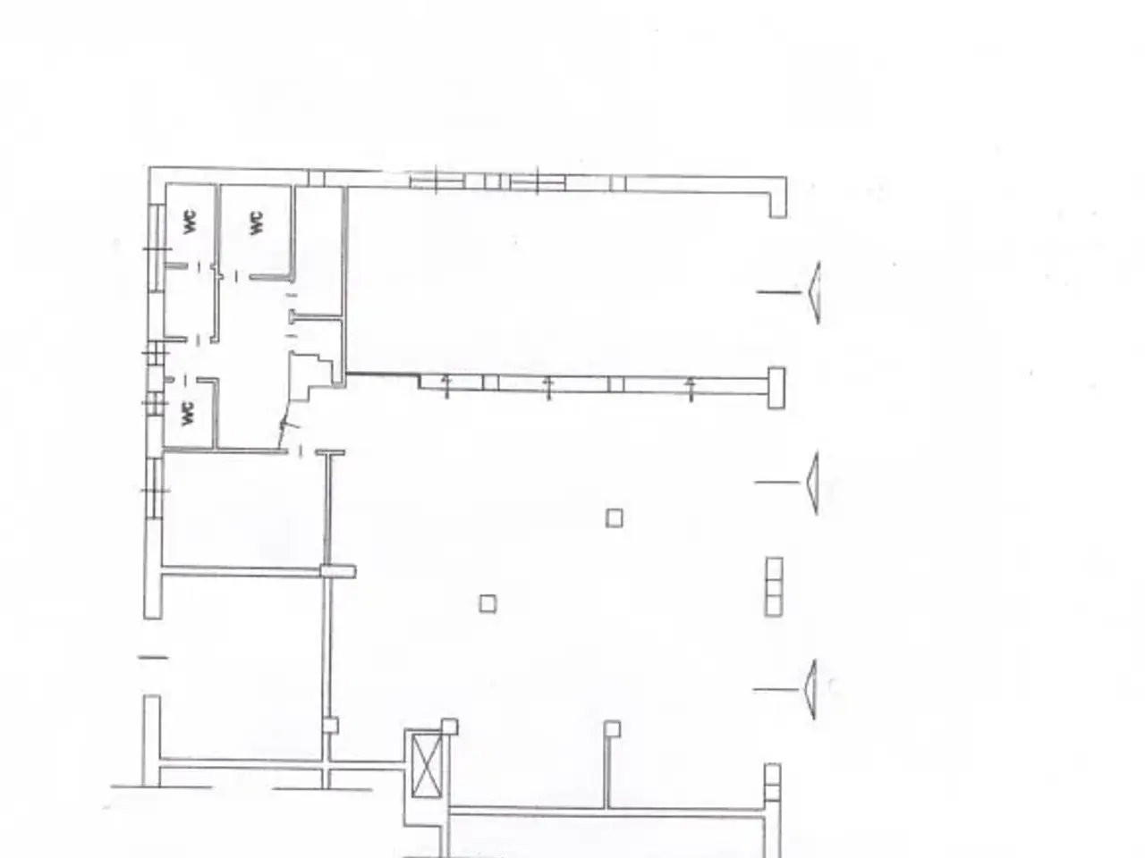Negozio in Via Mantellini, Roma, {3} - Planimetria 1