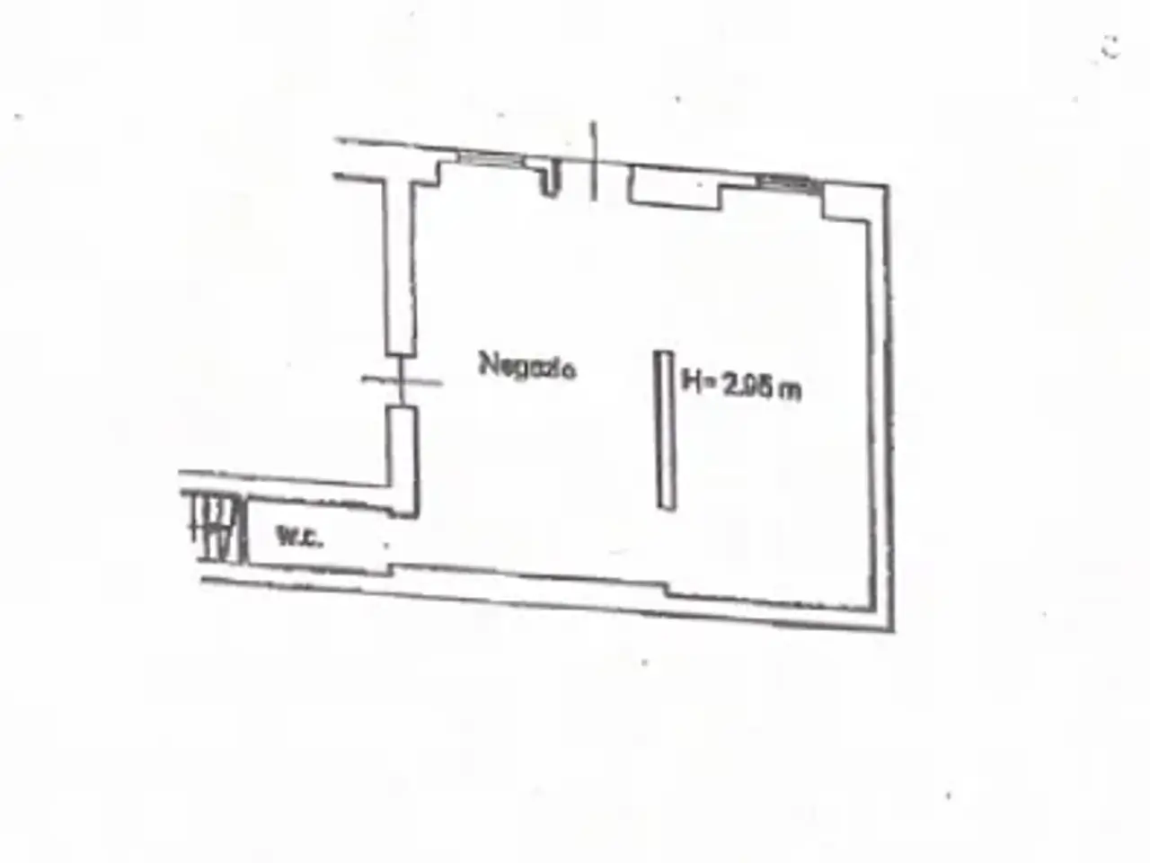 Negozio in Via Damiano della Chiesa 81, San Giovanni Lupatoto, {3} - Planimetria 1