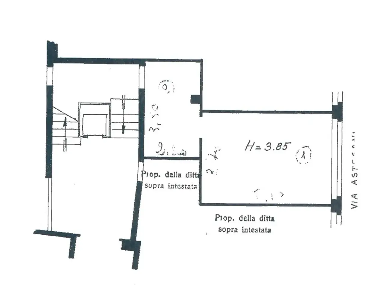 Locale commerciale in Via Astesani, Milano, {3} - Planimetria 1