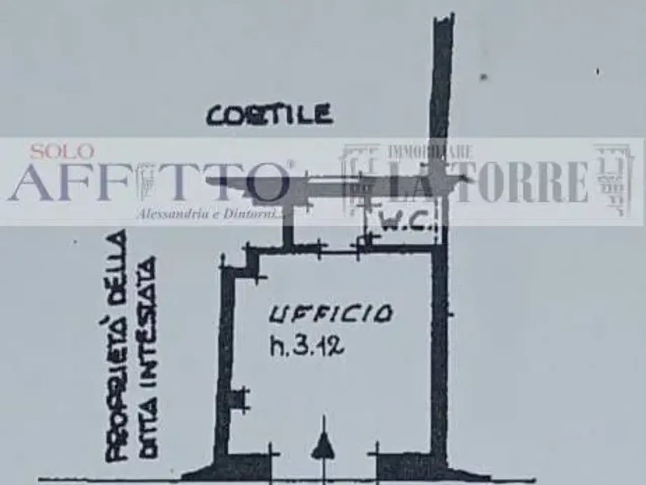 Negozio in Via Roma, Castellazzo Bormida, {3} - Planimetria 1