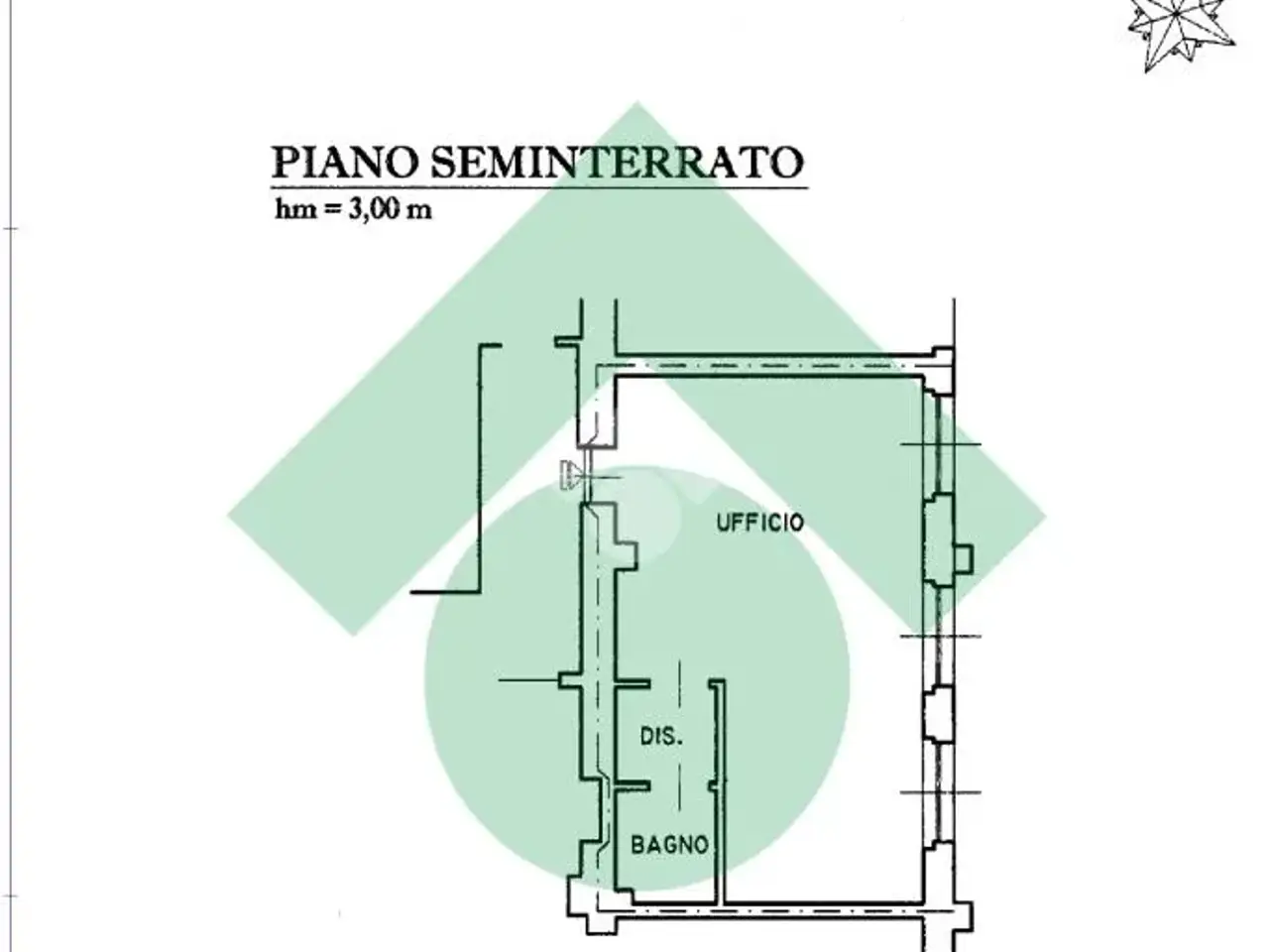 Ufficio in Via Duca degli Abruzzi 4, Aosta, {3} - Planimetria 1