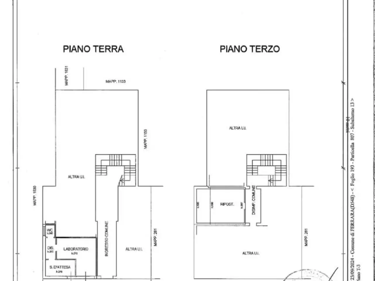 Negozio in Via dell'Aeroporto 36/a, Ferrara, {3} - Planimetria 1