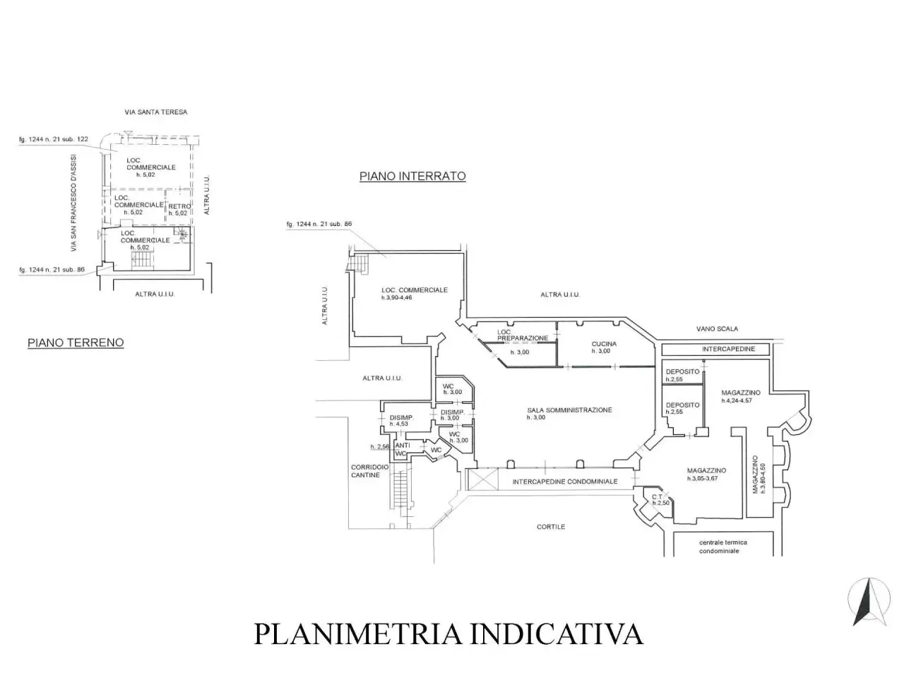 Negozio in Via San Francesco d'Assisi, Torino, {3} - Planimetria 1