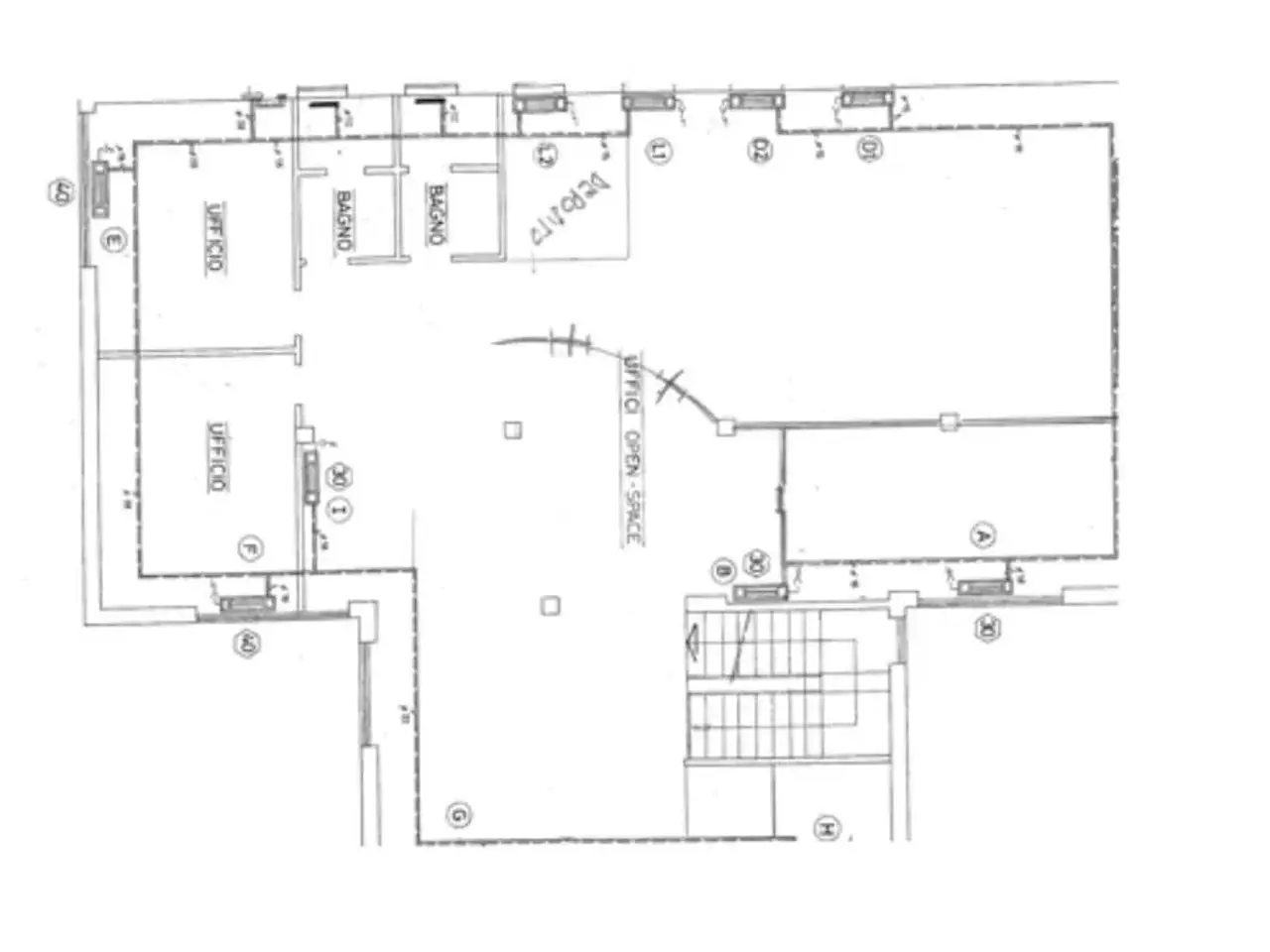 Ufficio in Via XXV Aprile 20, Sulbiate, {3} - Planimetria 1