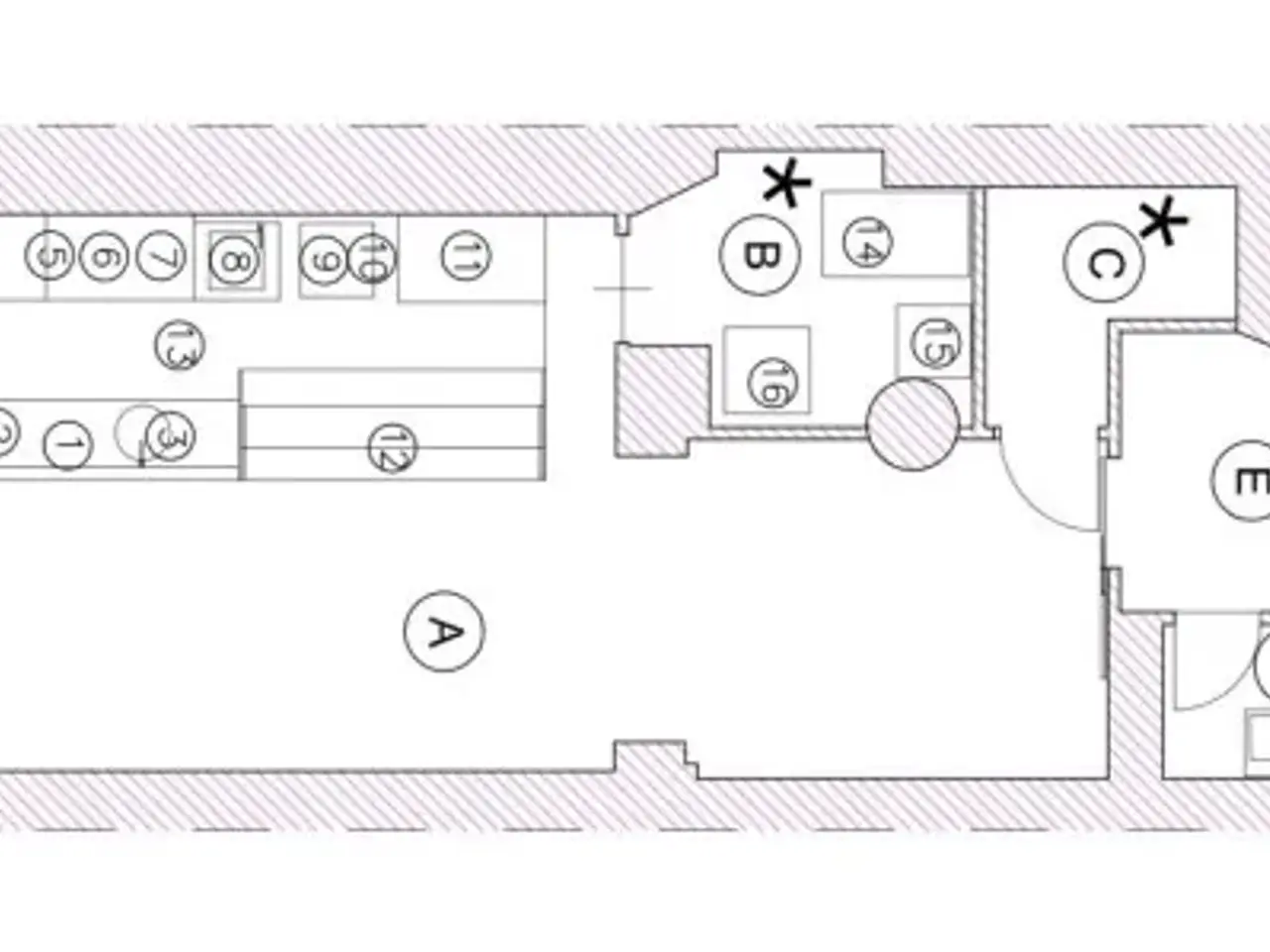 Pub in Via Giuseppe Garibaldi 38, Torino, {3} - Planimetria 1