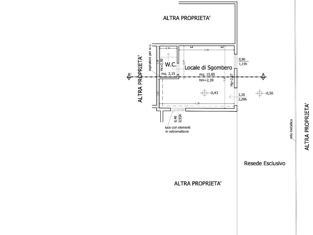 Magazzino in O 50053, Empoli, {3} - Planimetria 1