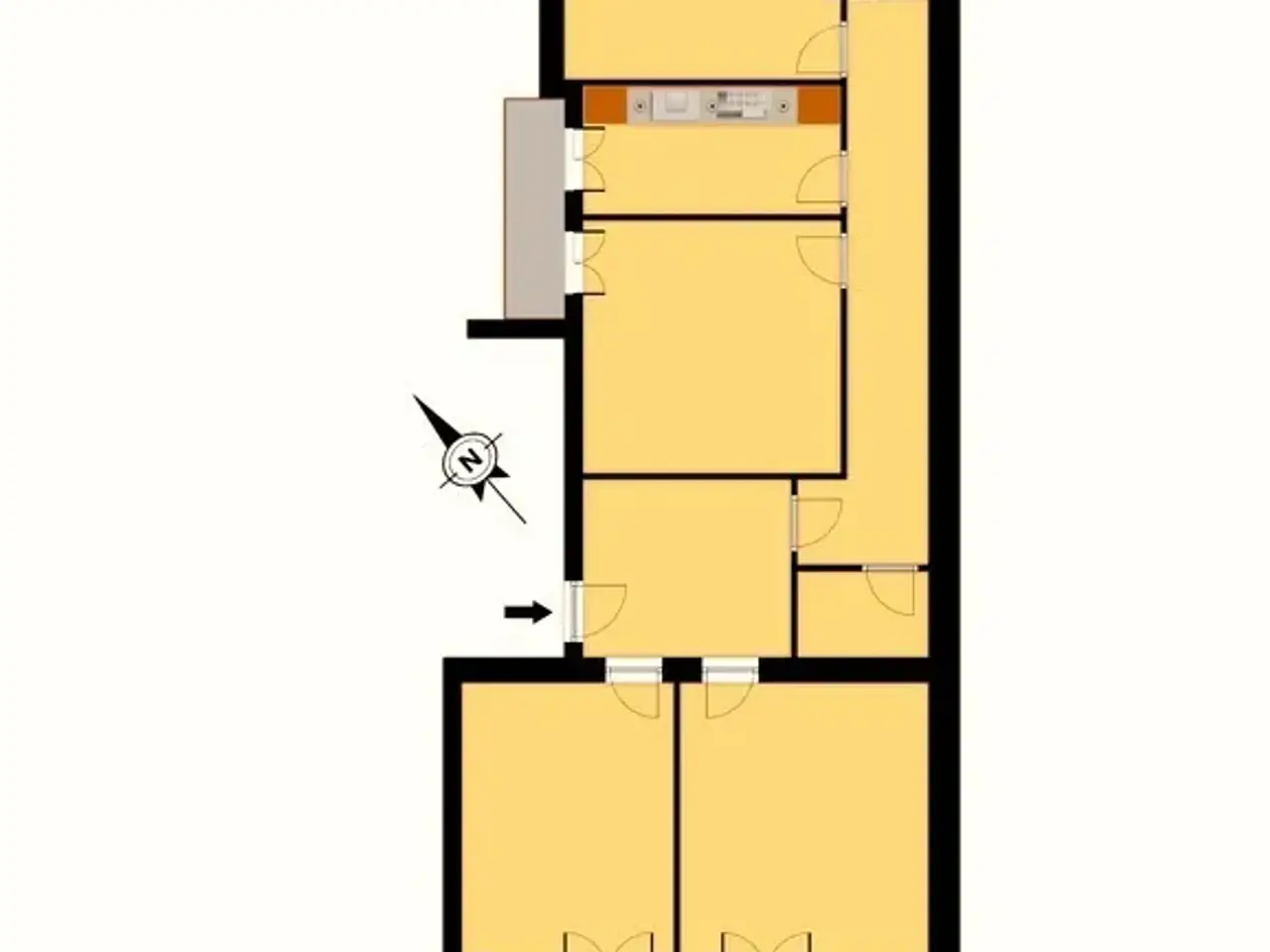 Appartamento in vendita, Via Armando Diaz 14, Sassari - Planimetria 1