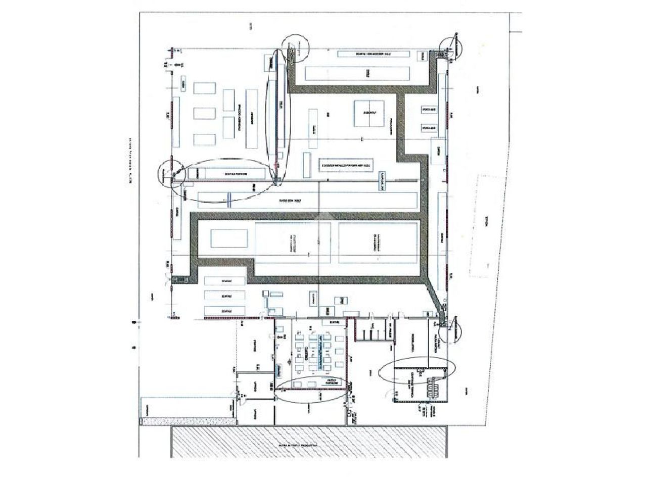 Capannone in Via Industrie 13, Bottanuco, {3} - Planimetria 1