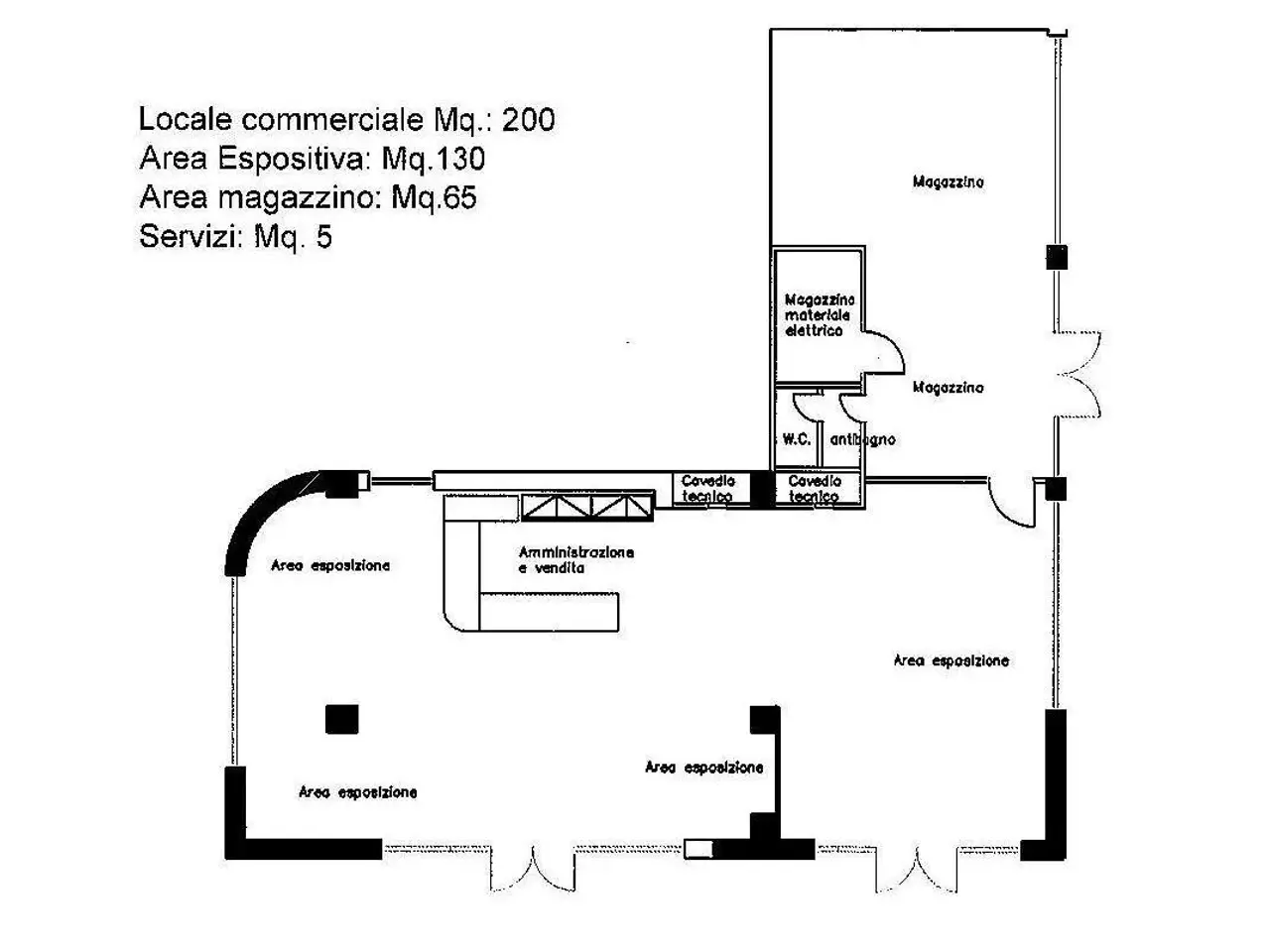 Negozio in Via Pomezia 8/a, San Benedetto Del Tronto, {3} - Planimetria 1