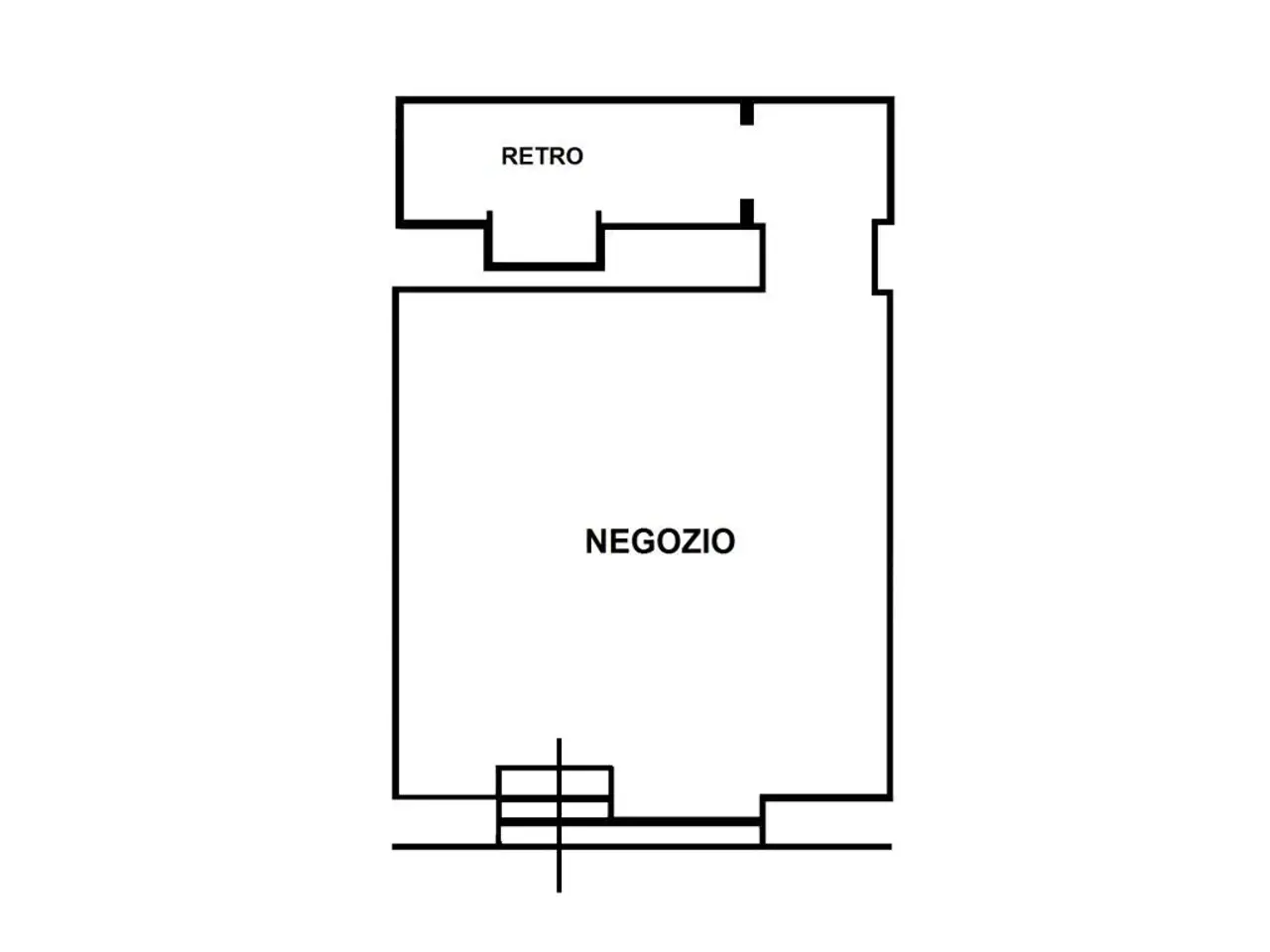 Negozio in Via Washington 3, Milano, {3} - Planimetria 1