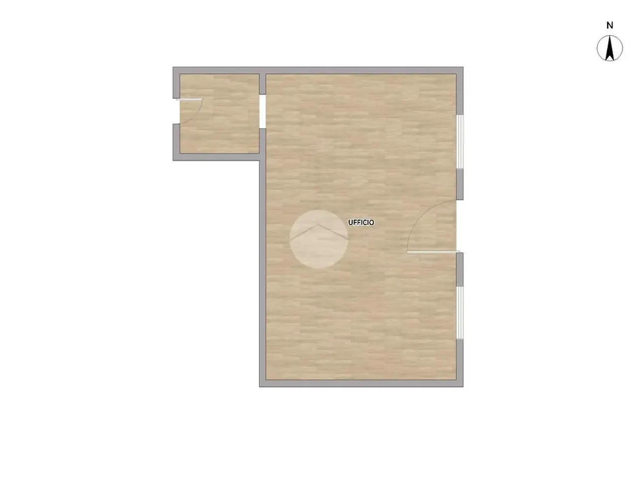 Ufficio in Via Roma 35, Dello, {3} - Planimetria 1