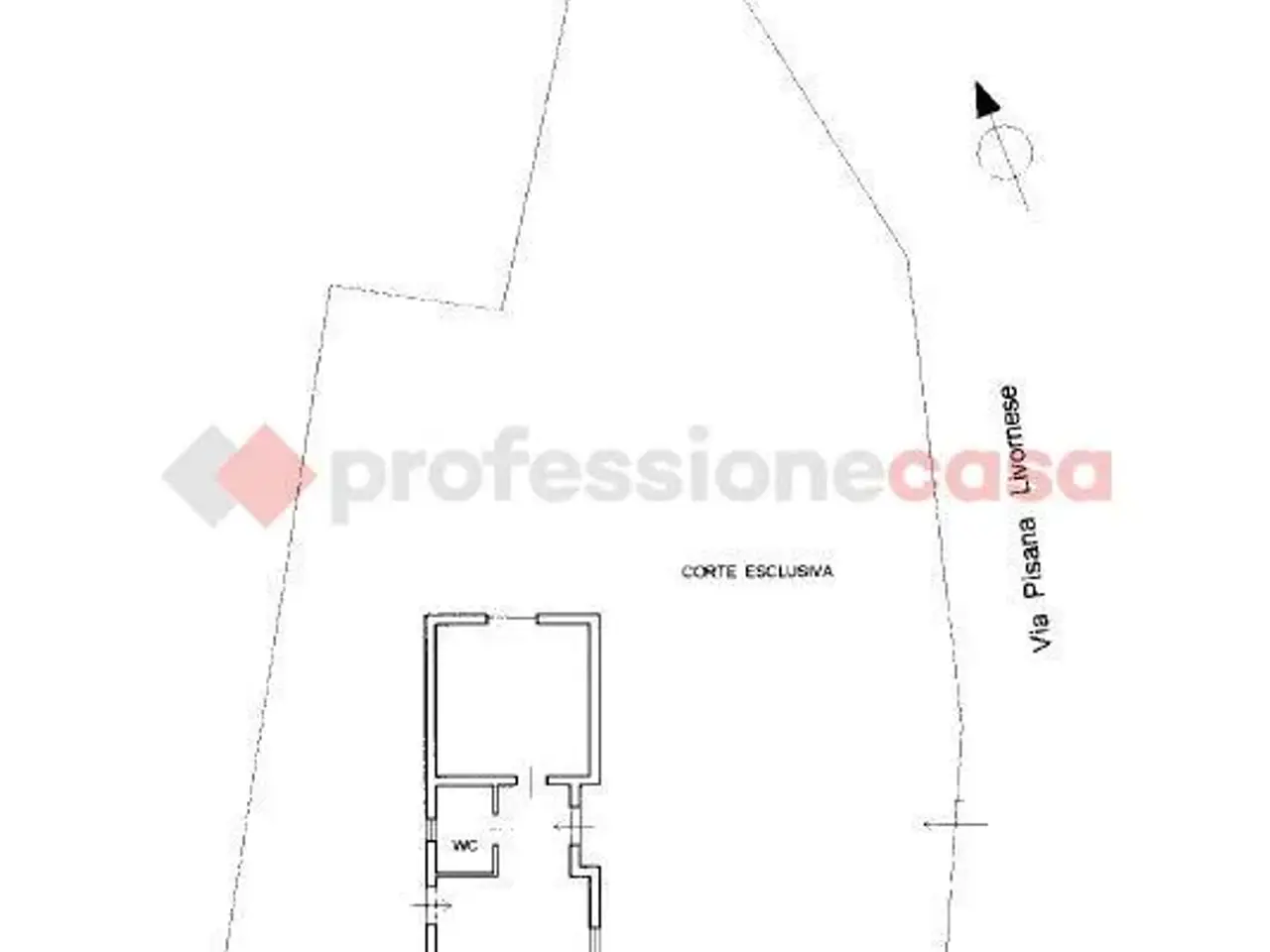 Magazzino in Via Pisana Livornese 1, Cecina, {3} - Planimetria 1