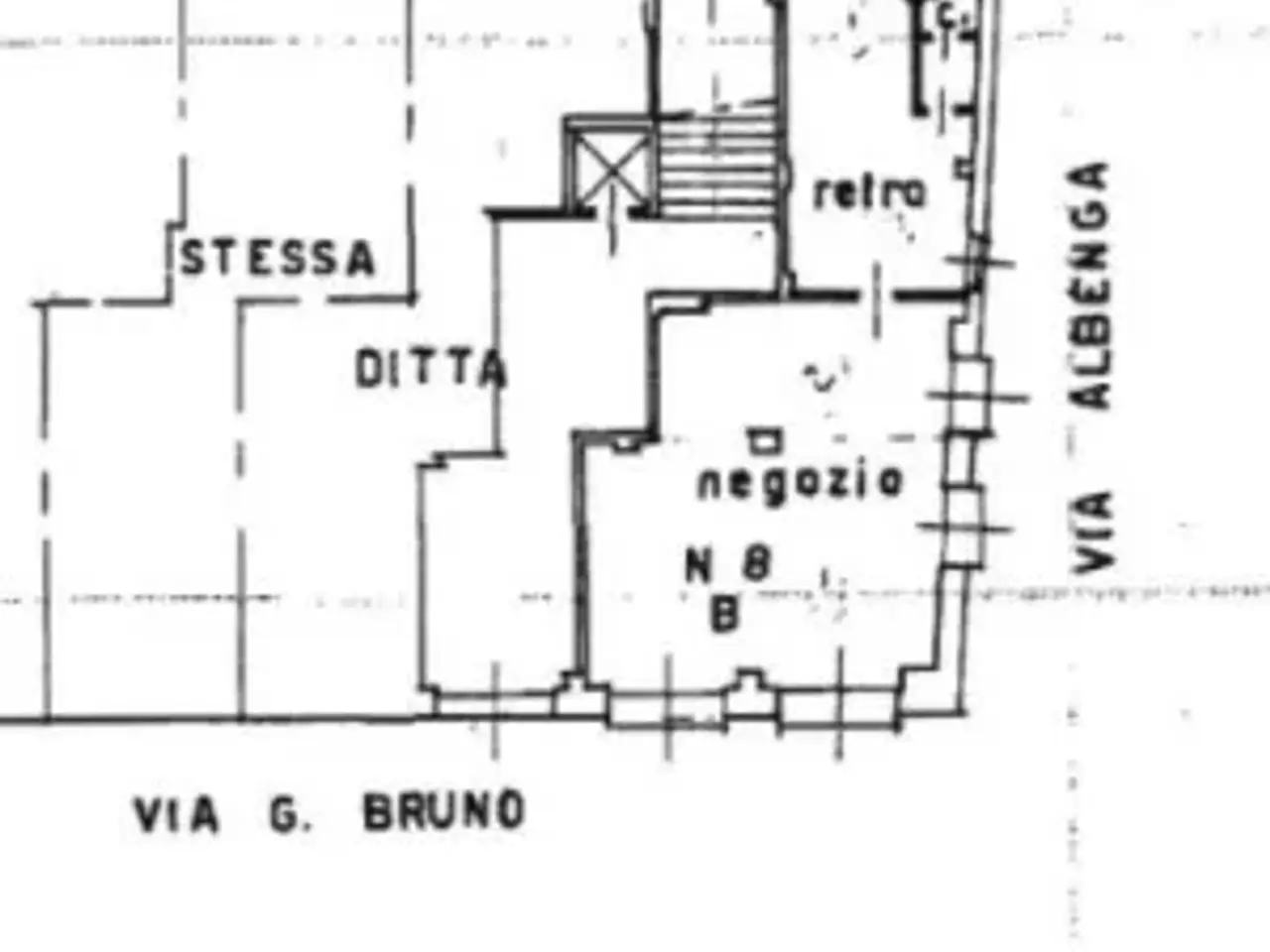 Negozio in Via Giordano Bruno 198, Torino, {3} - Planimetria 1