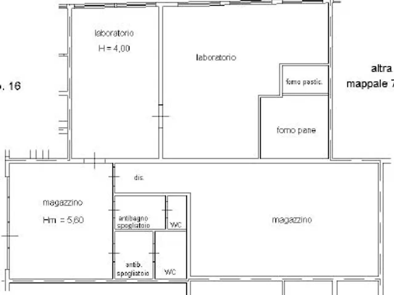Laboratorio in , San Giuliano Terme, {3} - Planimetria 1