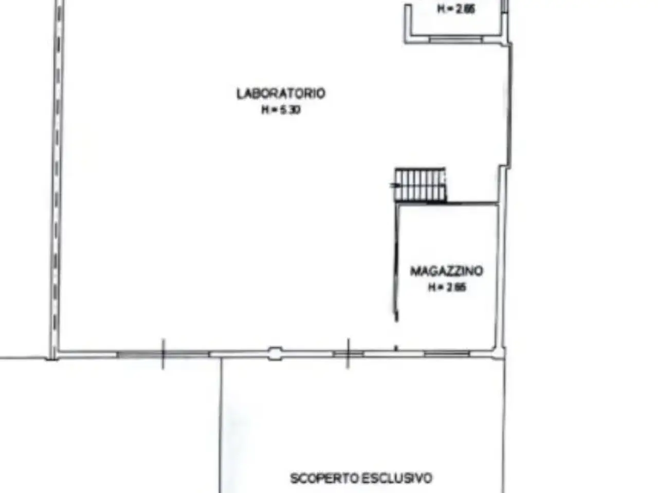 Laboratorio in Via Barbariga 164, Fiesso D'Artico, {3} - Planimetria 1