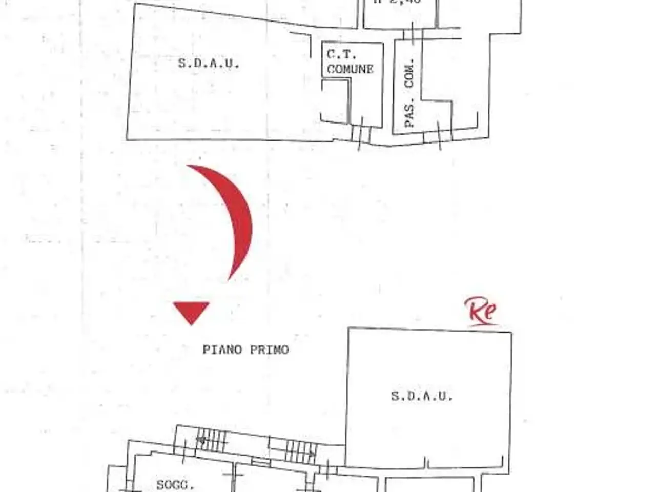 Locale commerciale in Via Val di Sur 127, Gardone Riviera, {3} - Planimetria 1