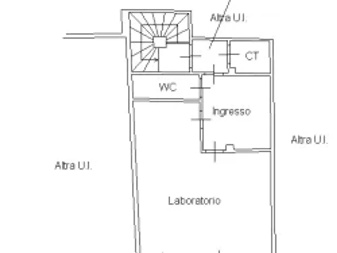 Laboratorio in Via San Romano, Ferrara, {3} - Planimetria 1