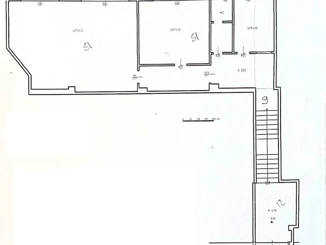 Ufficio in Via delle Cento Stelle, Firenze, {3} - Planimetria 1