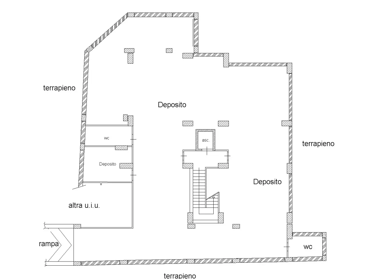 Magazzino in Via Contesse 1, Messina, {3} - Planimetria 1