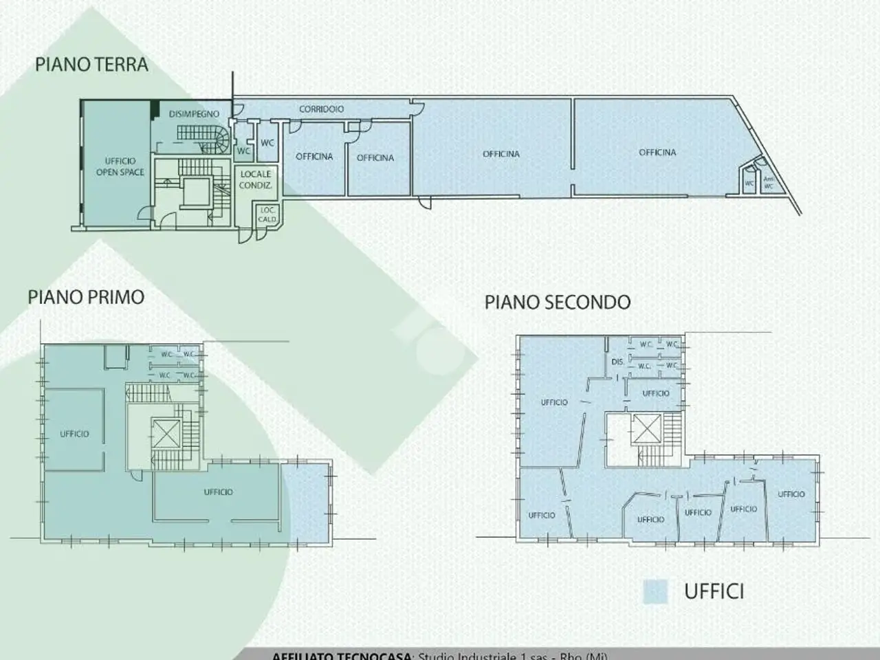 Ufficio in Via Ghisolfa 12, Rho, {3} - Planimetria 1