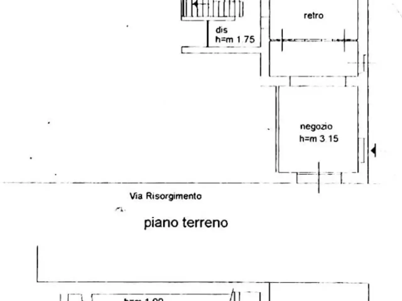 Negozio in Via Cesare Battisti, Mandello Del Lario, {3} - Planimetria 1