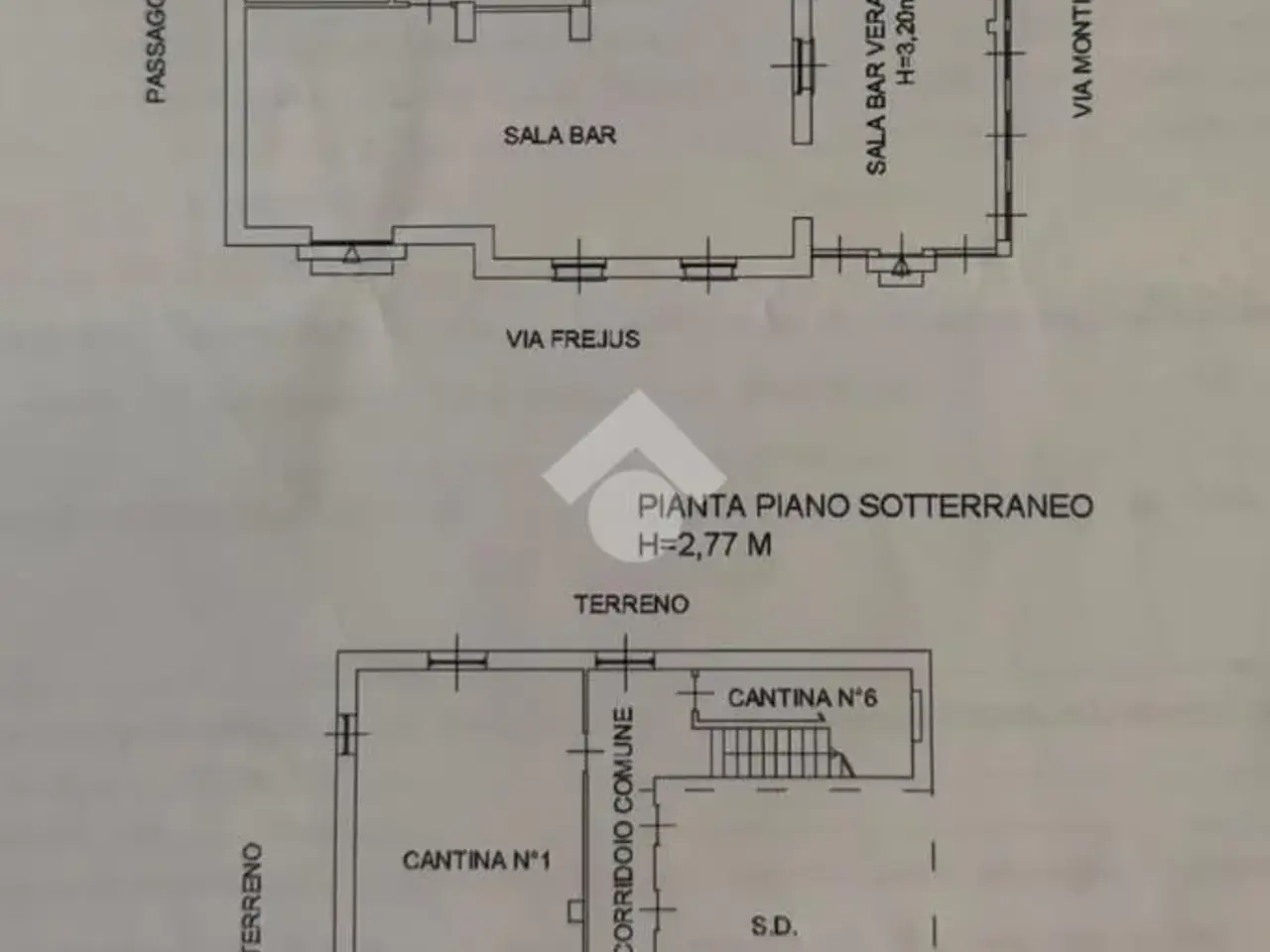 Negozio in Via Frejus 49, Orbassano, {3} - Planimetria 1