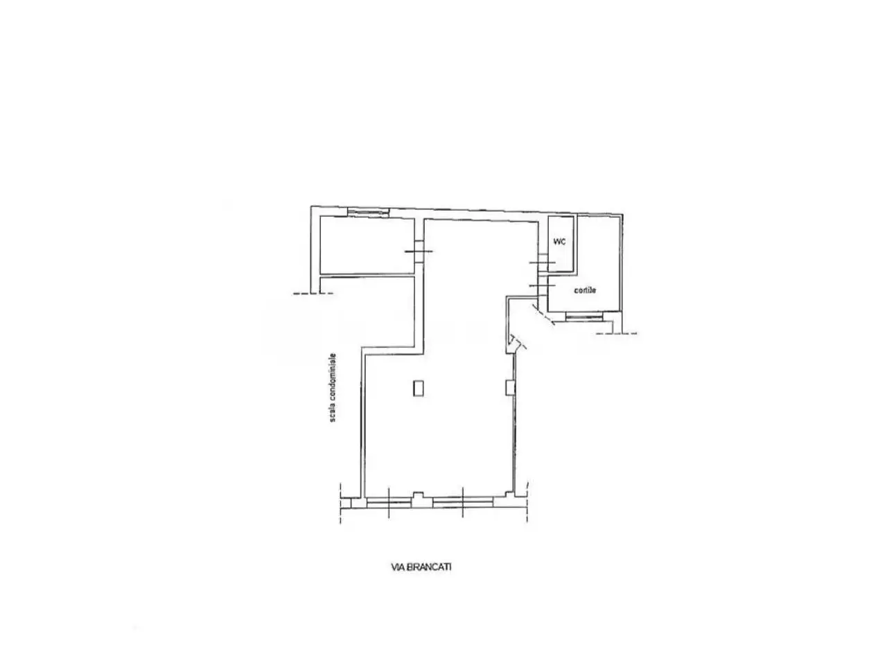 Magazzino in Via Antonio Brancati 1e, Reggio Calabria, {3} - Planimetria 1