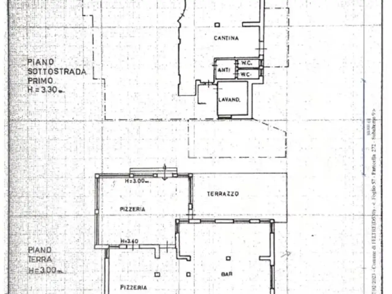 Palazzina commerciale in Via Culiada 179, Feltre, {3} - Planimetria 1