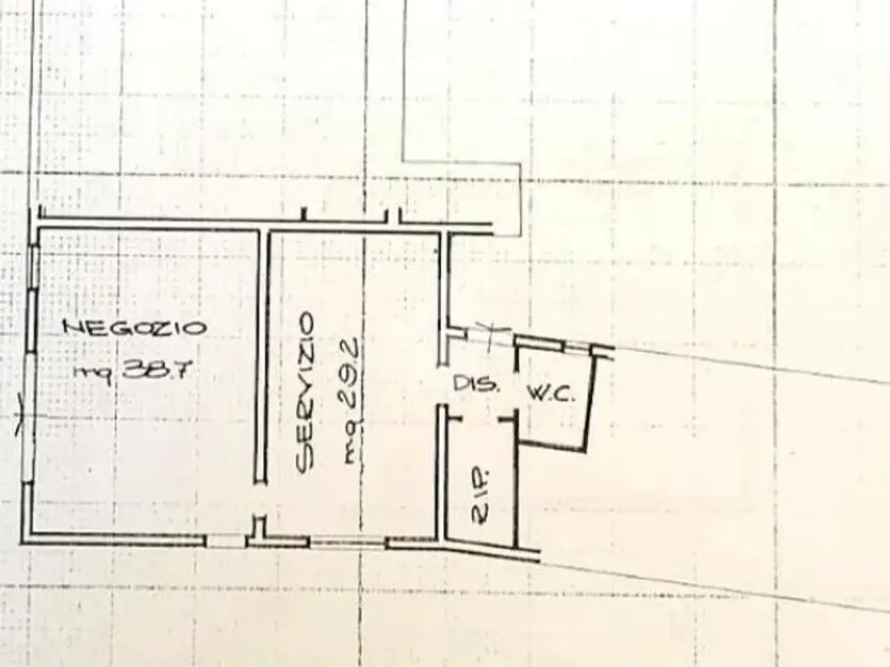 Negozio in Via Emilia, Bertinoro, {3} - Planimetria 1