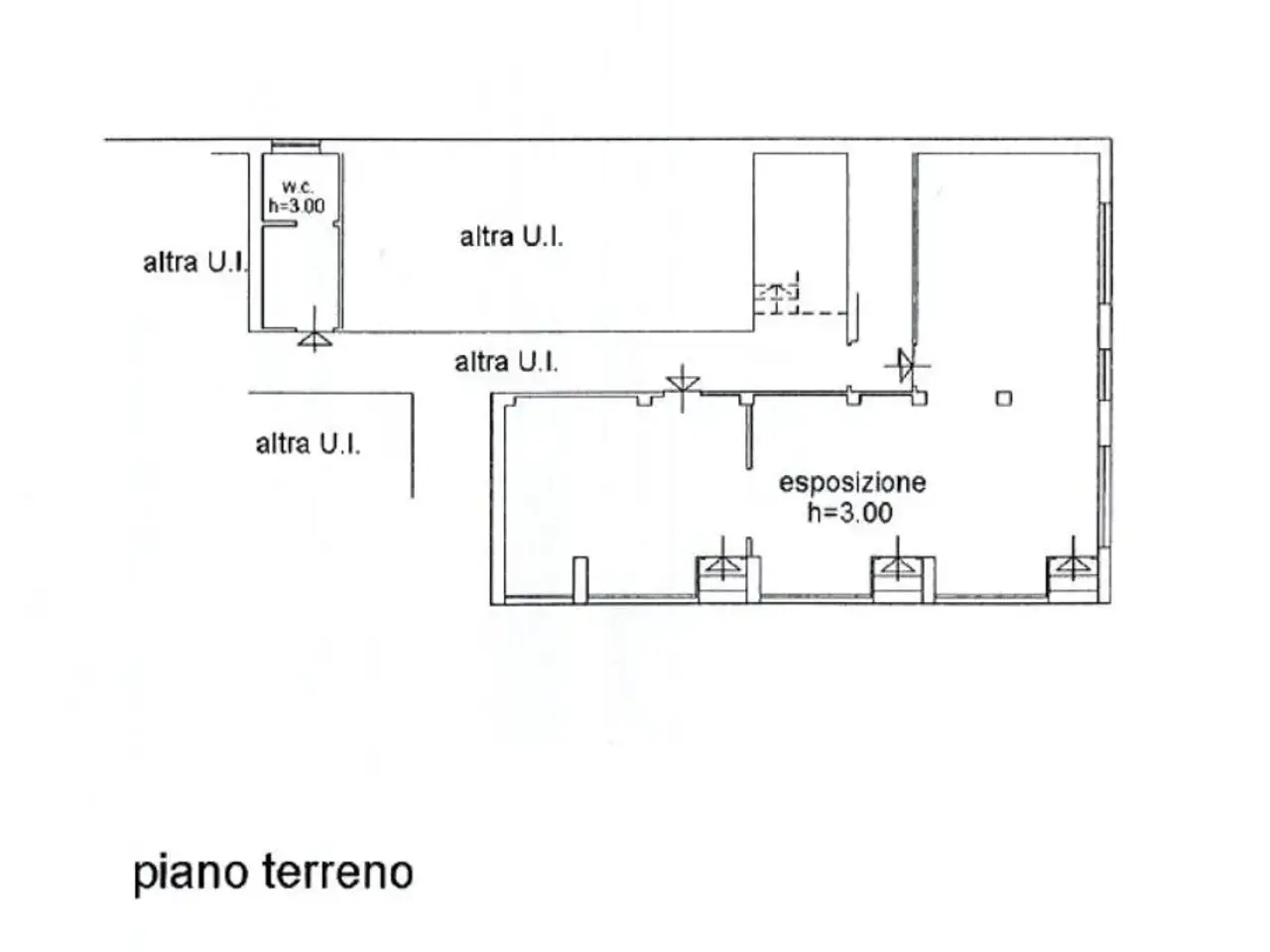 Ufficio in Via Priv. P. Maroncelli 1, Lecco, {3} - Planimetria 1