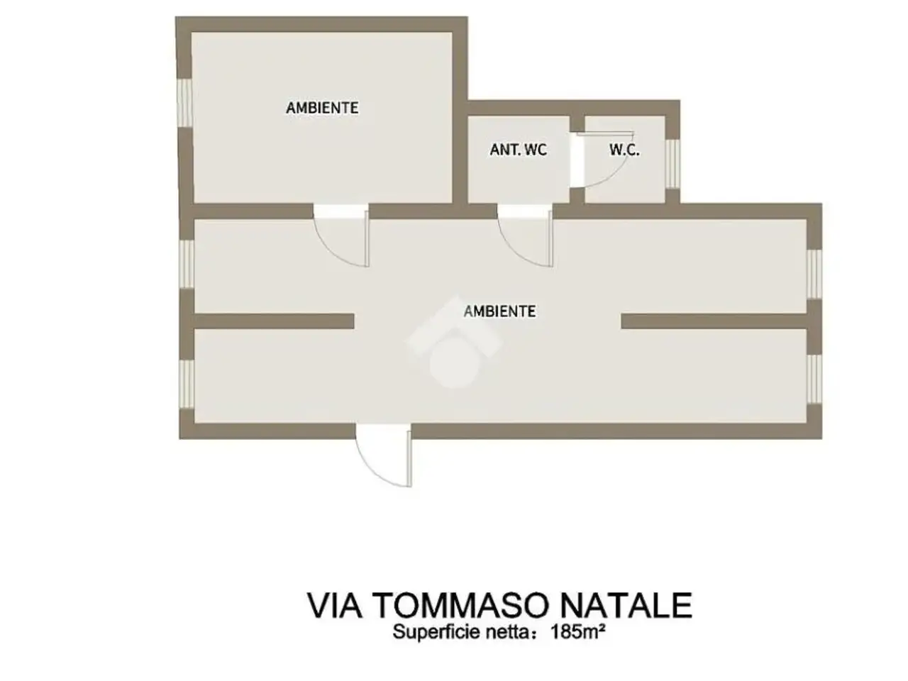 Palazzina commerciale in Via Tommaso Natale 80, Palermo, {3} - Planimetria 1