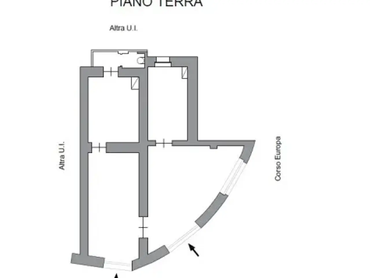 Negozio in Corso Europa 1, Bordighera, {3} - Planimetria 1