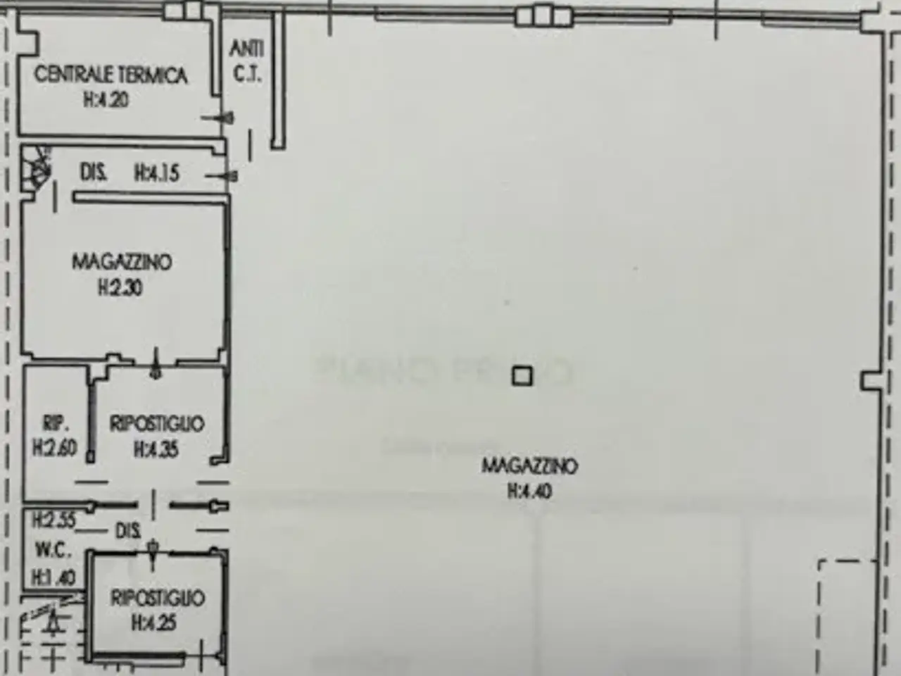 Capannone in , Torre Pellice, {3} - Planimetria 1
