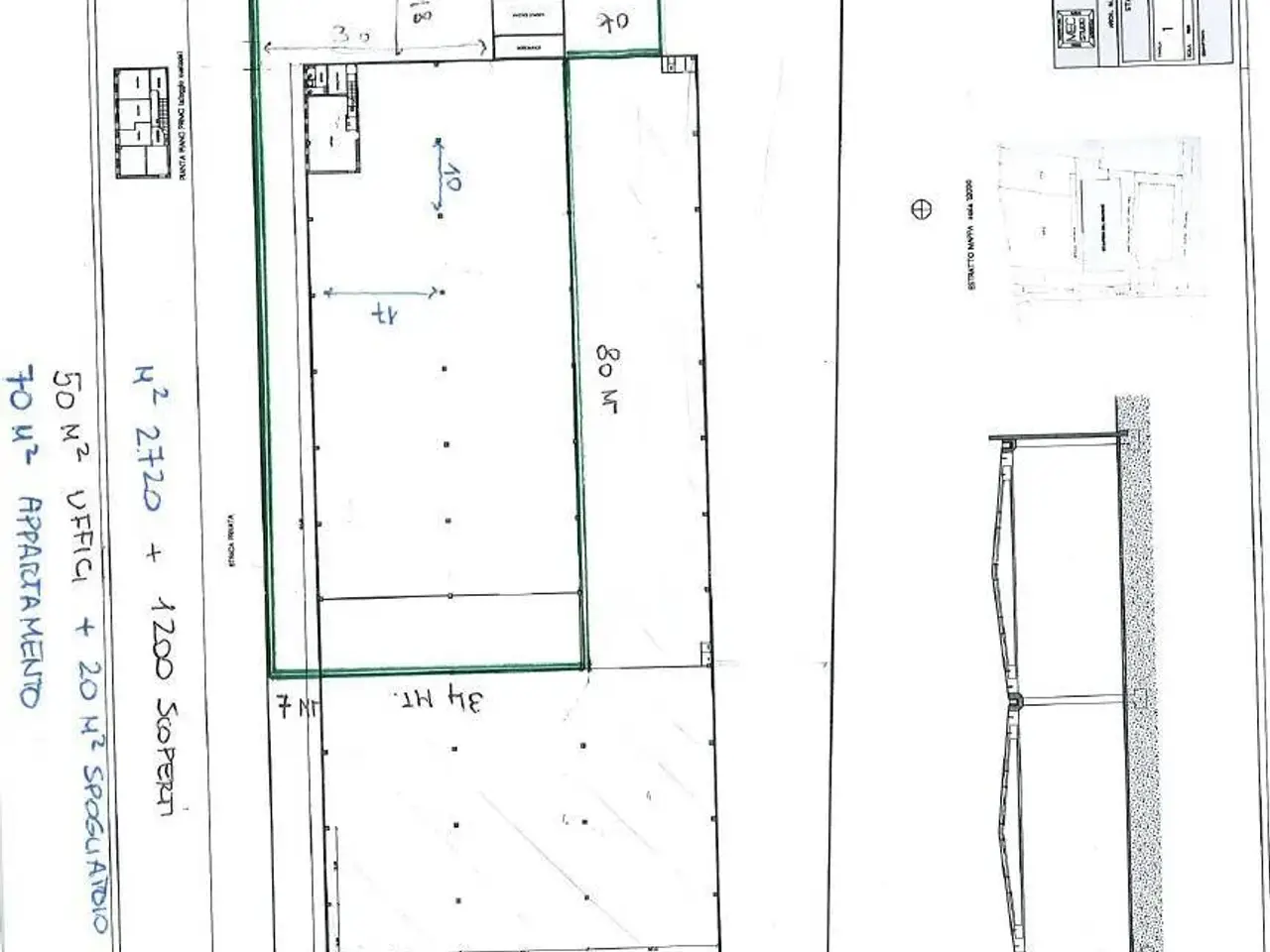 Capannone in Via Alberto da Giussano 10, Legnano, {3} - Planimetria 1