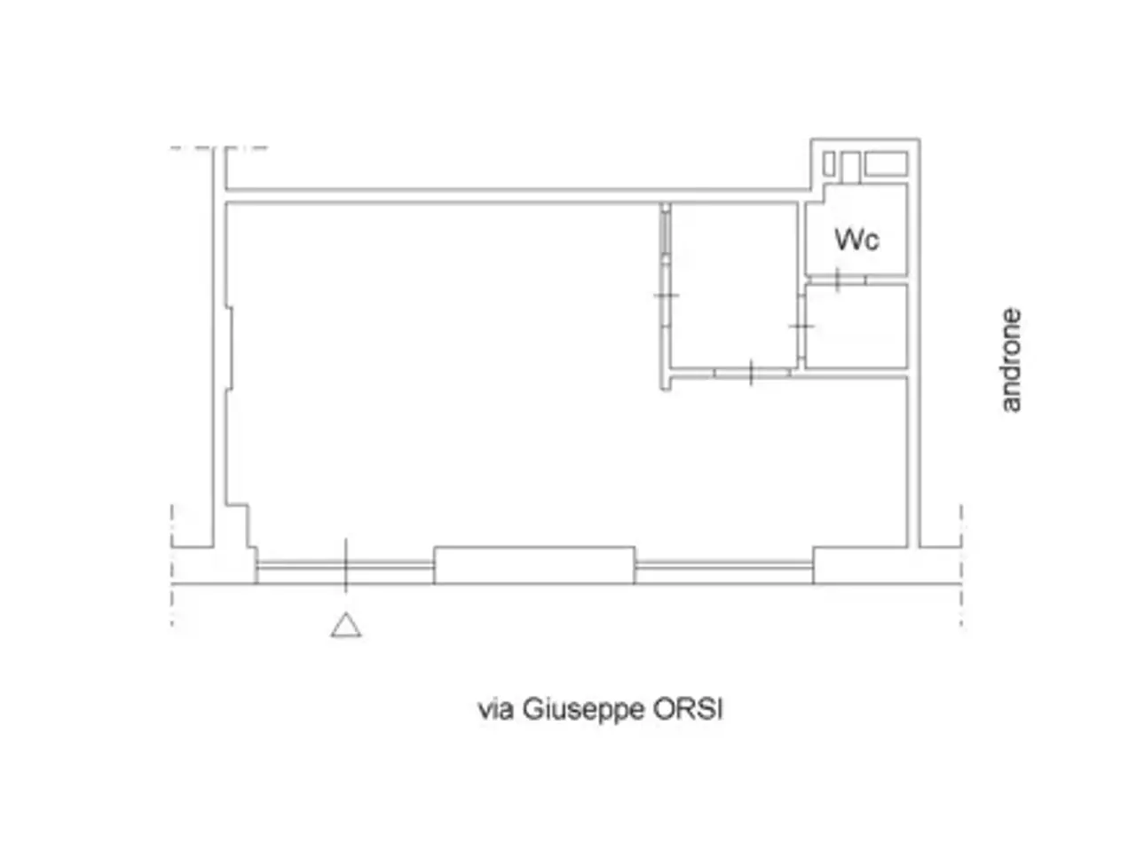 Negozio in Via Giuseppe Orsi, Napoli, {3} - Planimetria 1