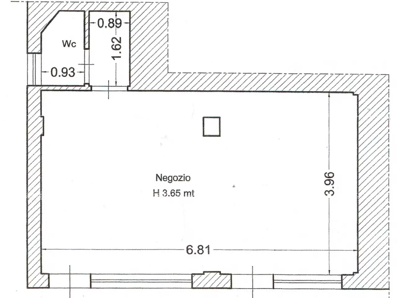 Negozio in Pisana 398, Lucca, {3} - Planimetria 1