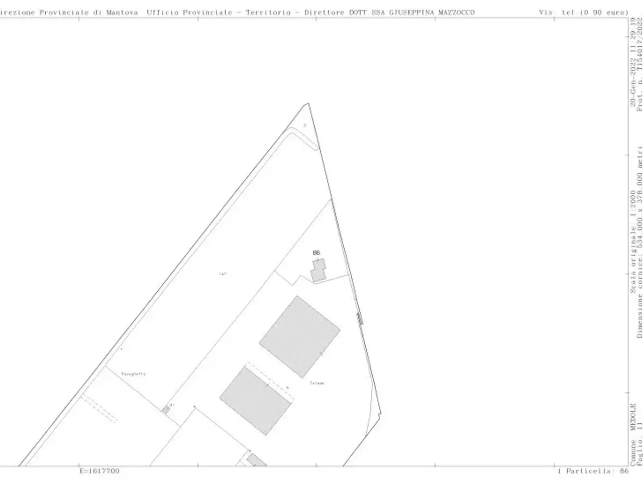 Magazzino in Via Castiglione 85, Medole, {3} - Planimetria 1