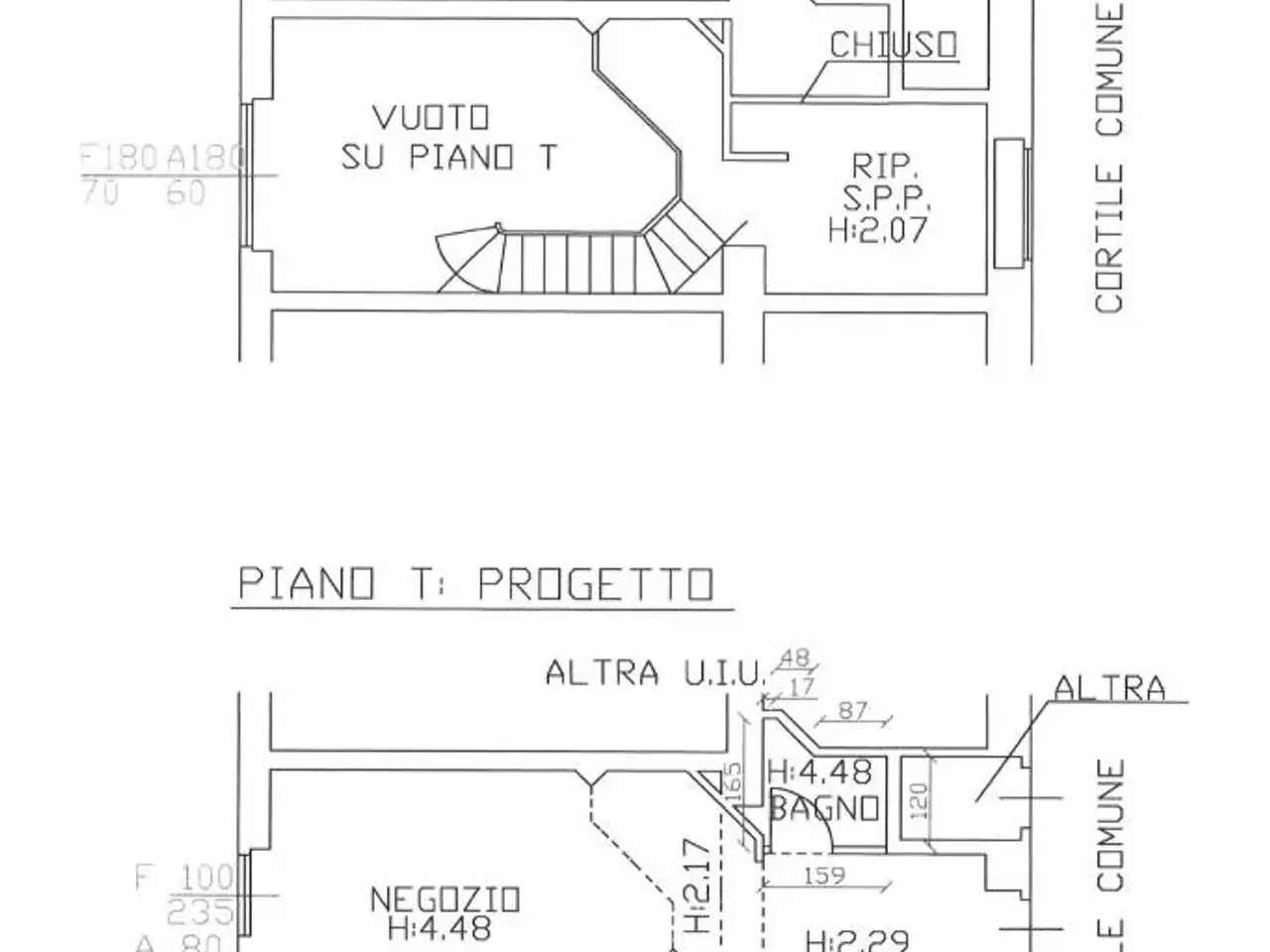 Negozio in Via Leone Tolstoi, Milano, {3} - Planimetria 1
