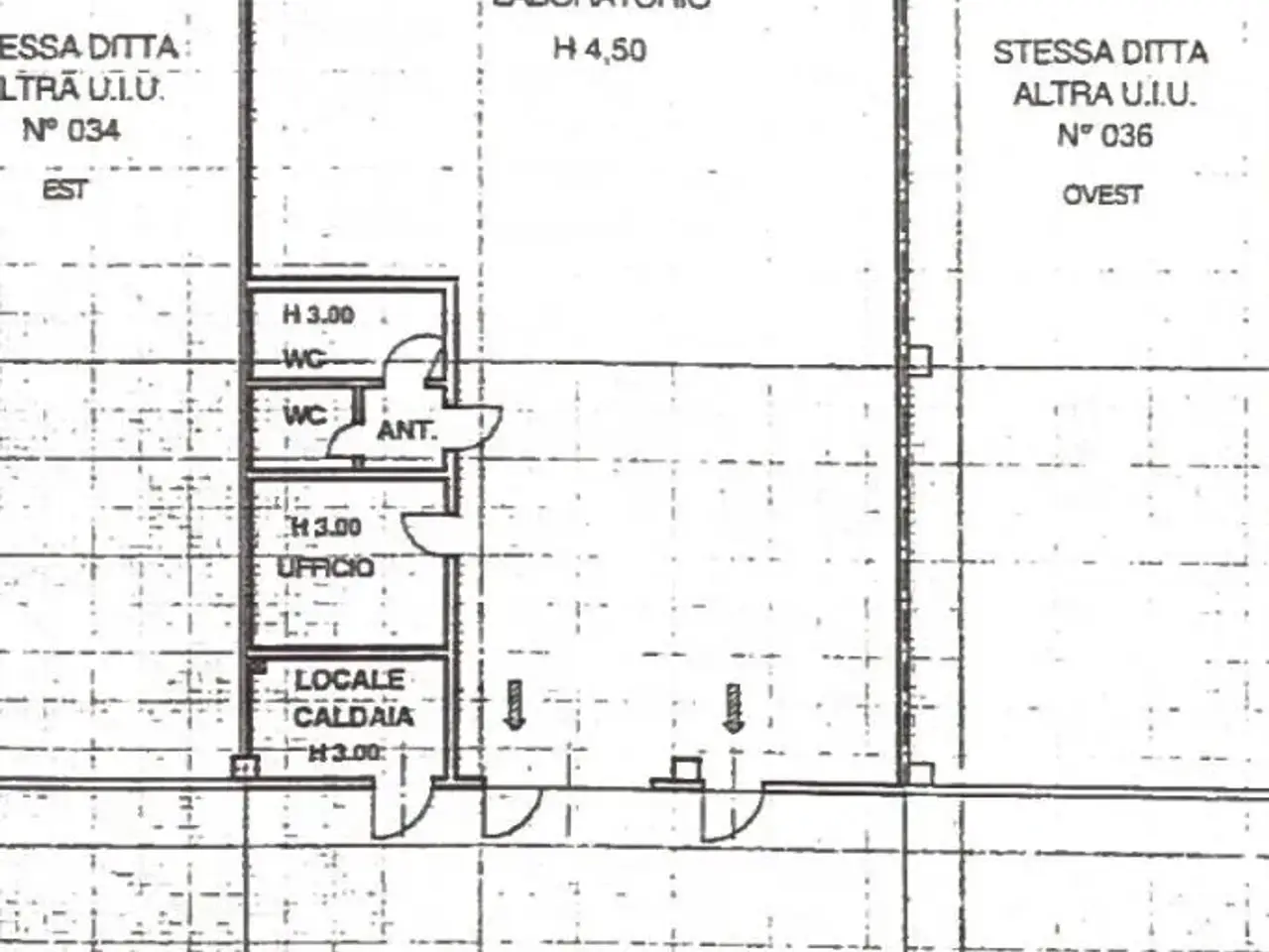Capannone in Via Monsignor Colombo 34, Castellanza, {3} - Planimetria 1