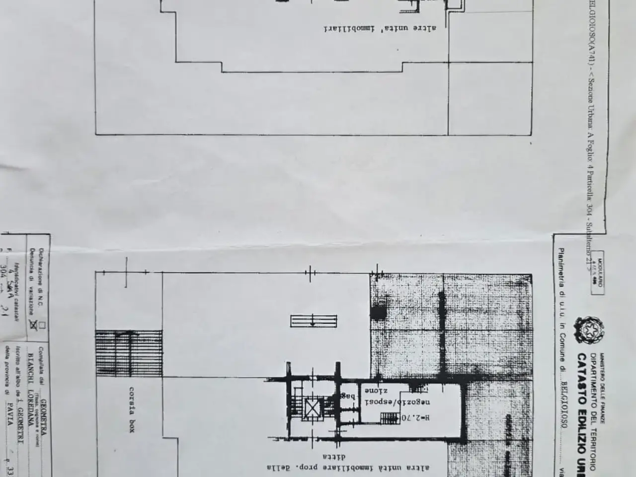 Negozio in Via Carducci 1, Belgioioso, {3} - Planimetria 1
