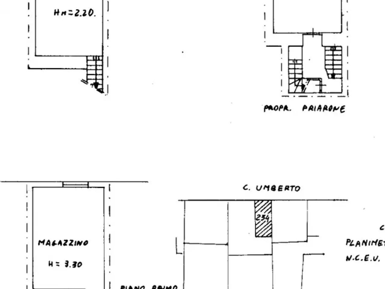 Negozio in Corso Umberto I 155, Olbia, {3} - Planimetria 1