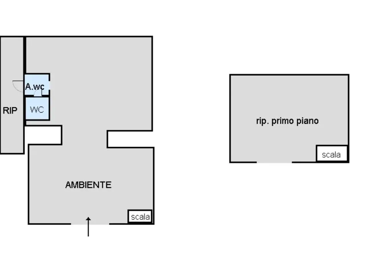 Negozio in Corso Giuseppe Garibaldi 205, Castellammare Del Golfo, {3} - Planimetria 1