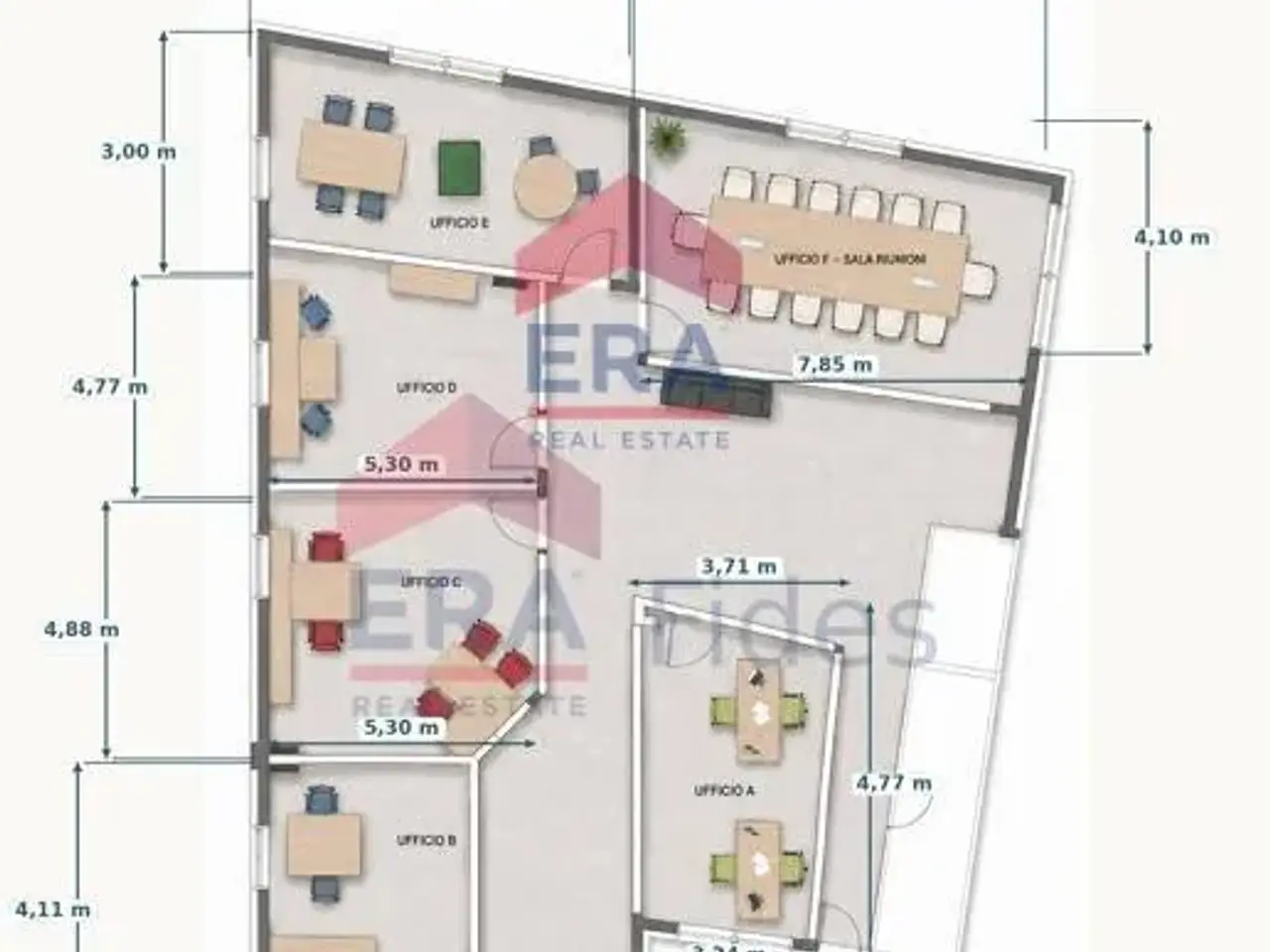 Ufficio in Via IV Novembre 56, Crema, {3} - Planimetria 1