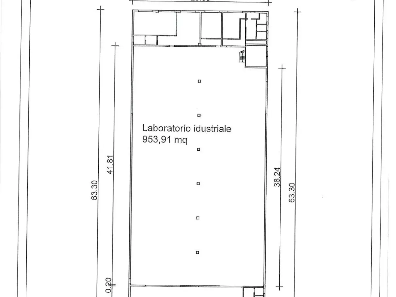 Capannone in Via Masaccio , Reggio Emilia, {3} - Planimetria 1