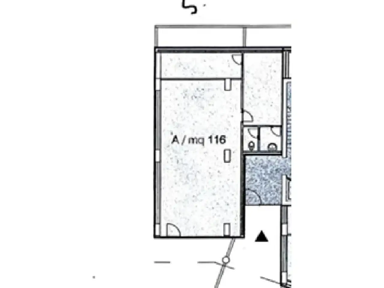 Ufficio in Via Padre Giglio 10, Cosenza, {3} - Planimetria 1