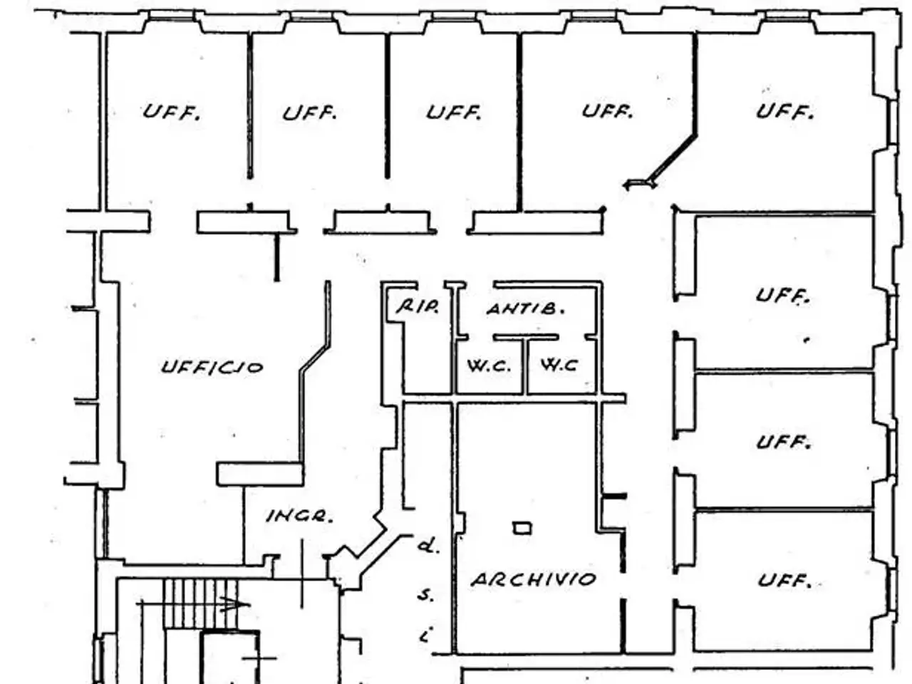 Ufficio in , Bergamo, {3} - Planimetria 1