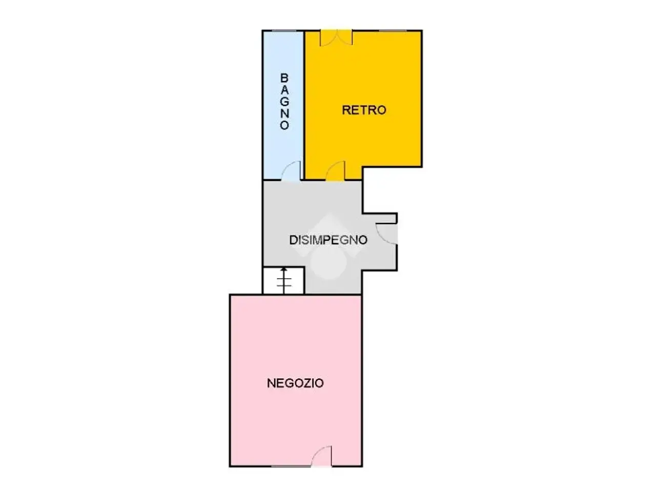 Negozio in Via Gian a. Momo 30, Chivasso, {3} - Planimetria 1