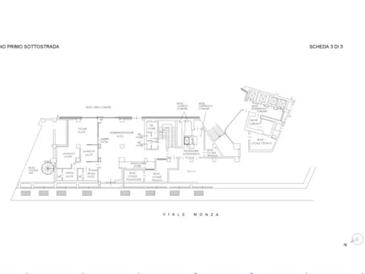 Negozio in Viale Monza 2, Milano, {3} - Planimetria 1