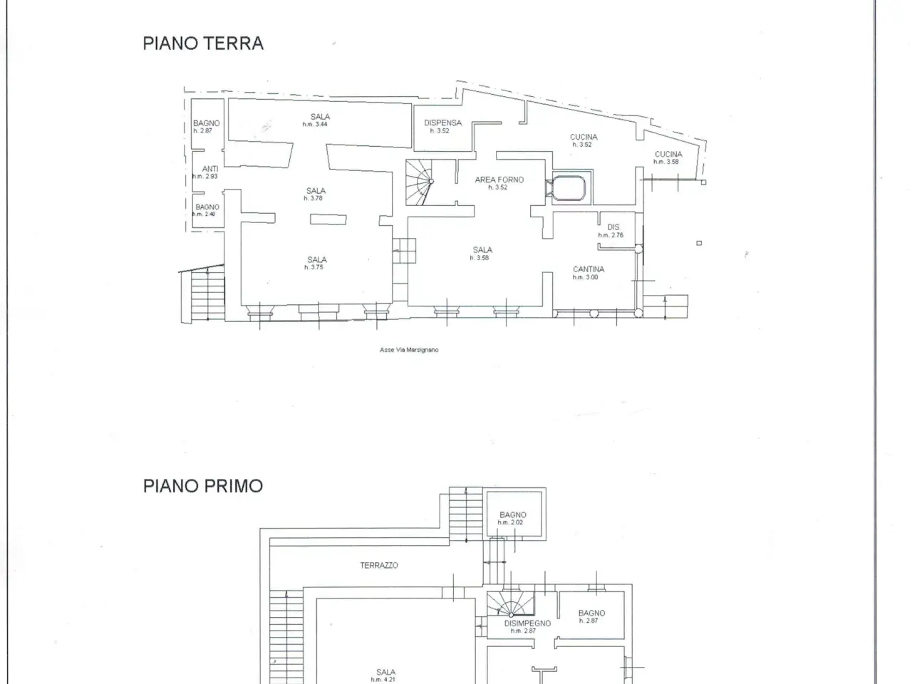 Locale commerciale in Via Monte Maggiore, Predappio, {3} - Planimetria 1
