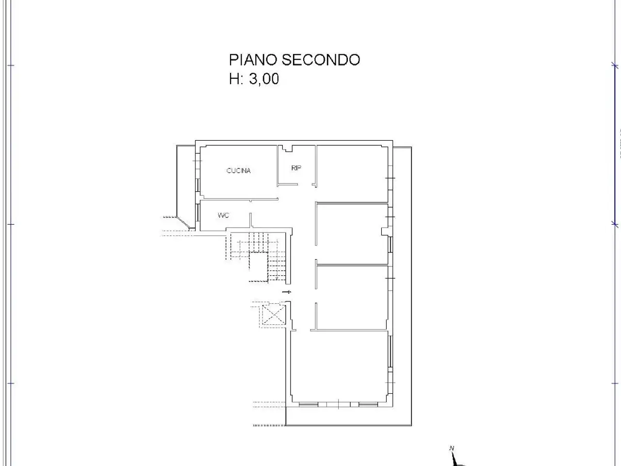 Ufficio in Via Aspromonte, Reggio di Calabria, {3} - Planimetria 1